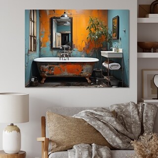 Designart "Bathroom Urban Oasis II" Bath & Laundry Wall Art Prints ...